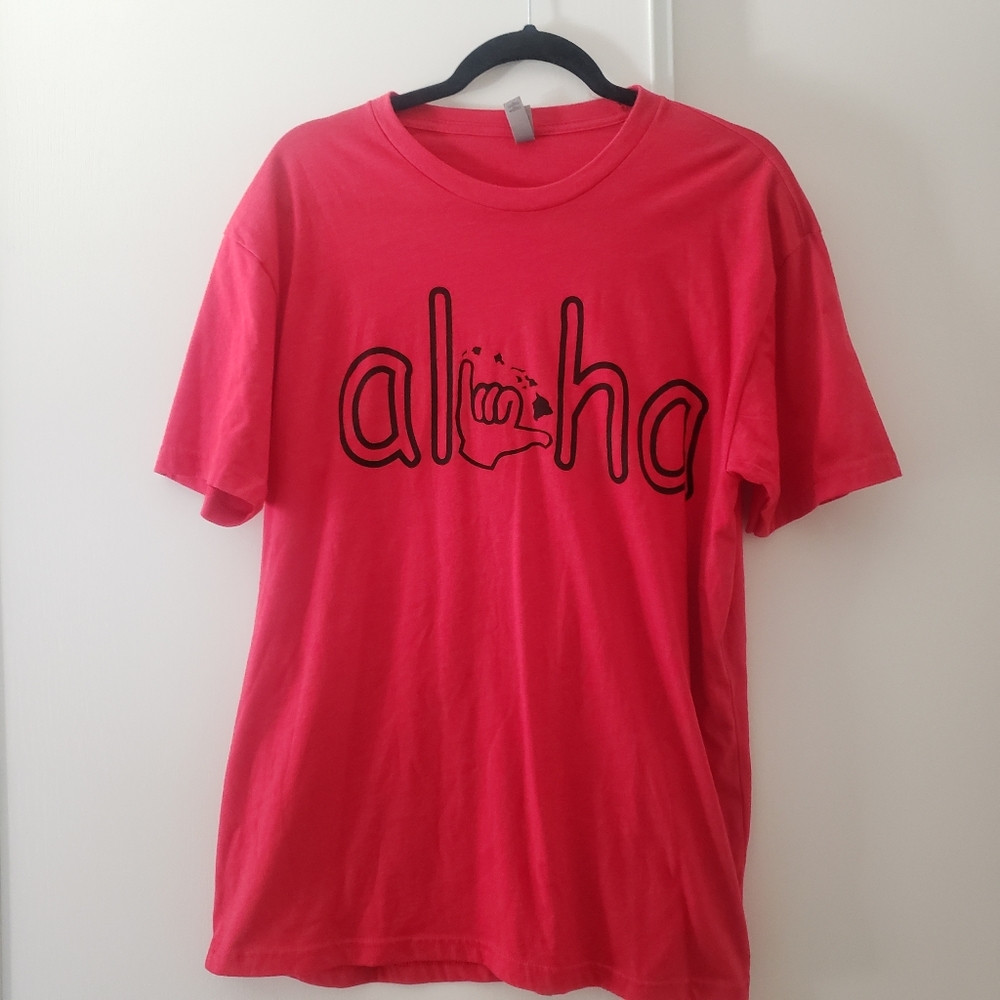Next Level Apparel, Aloha, Size Large, Tee. - image 1